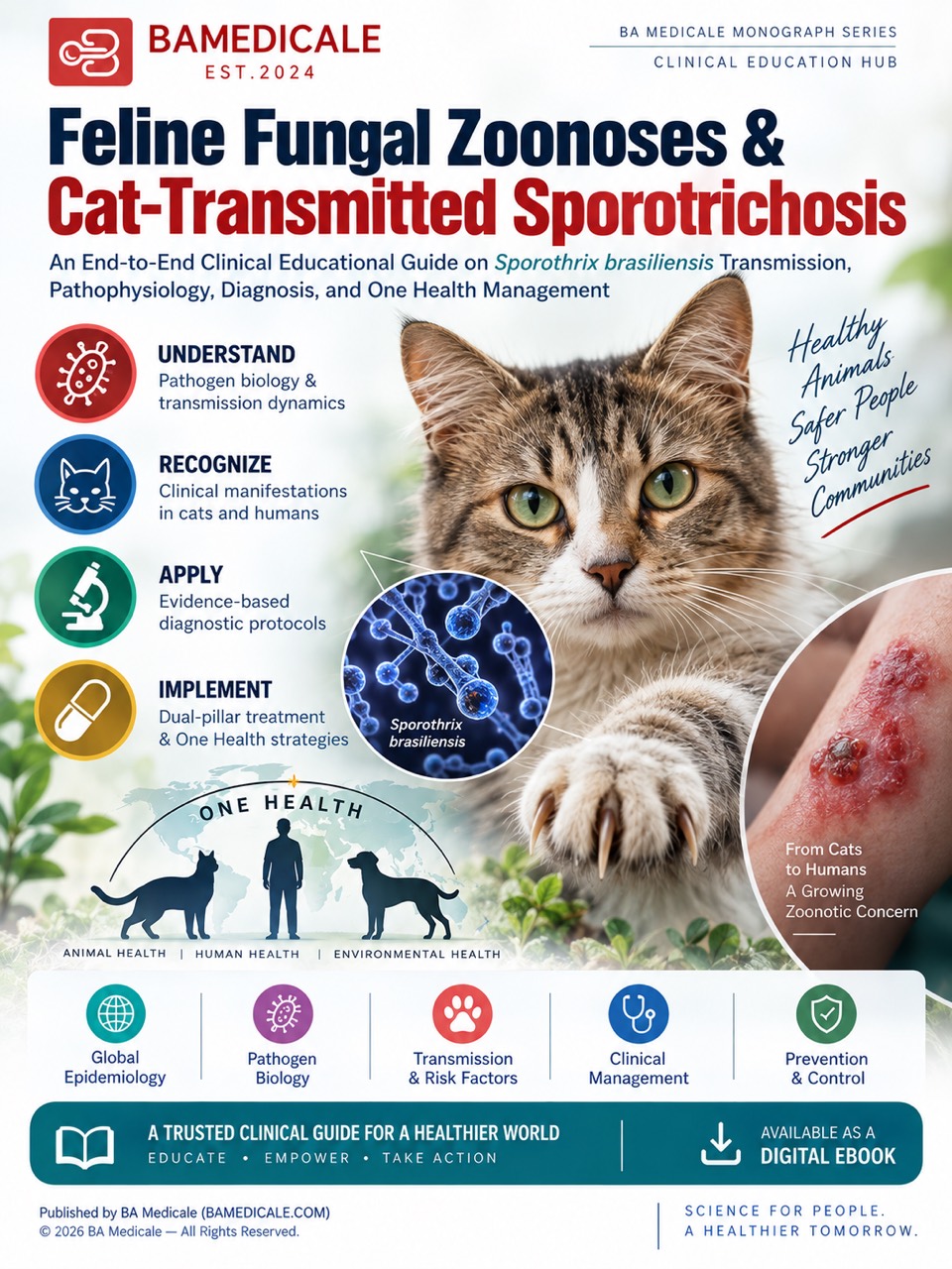 Cover of Feline Fungal Zoonoses & Cat-Transmitted Sporotrichosis