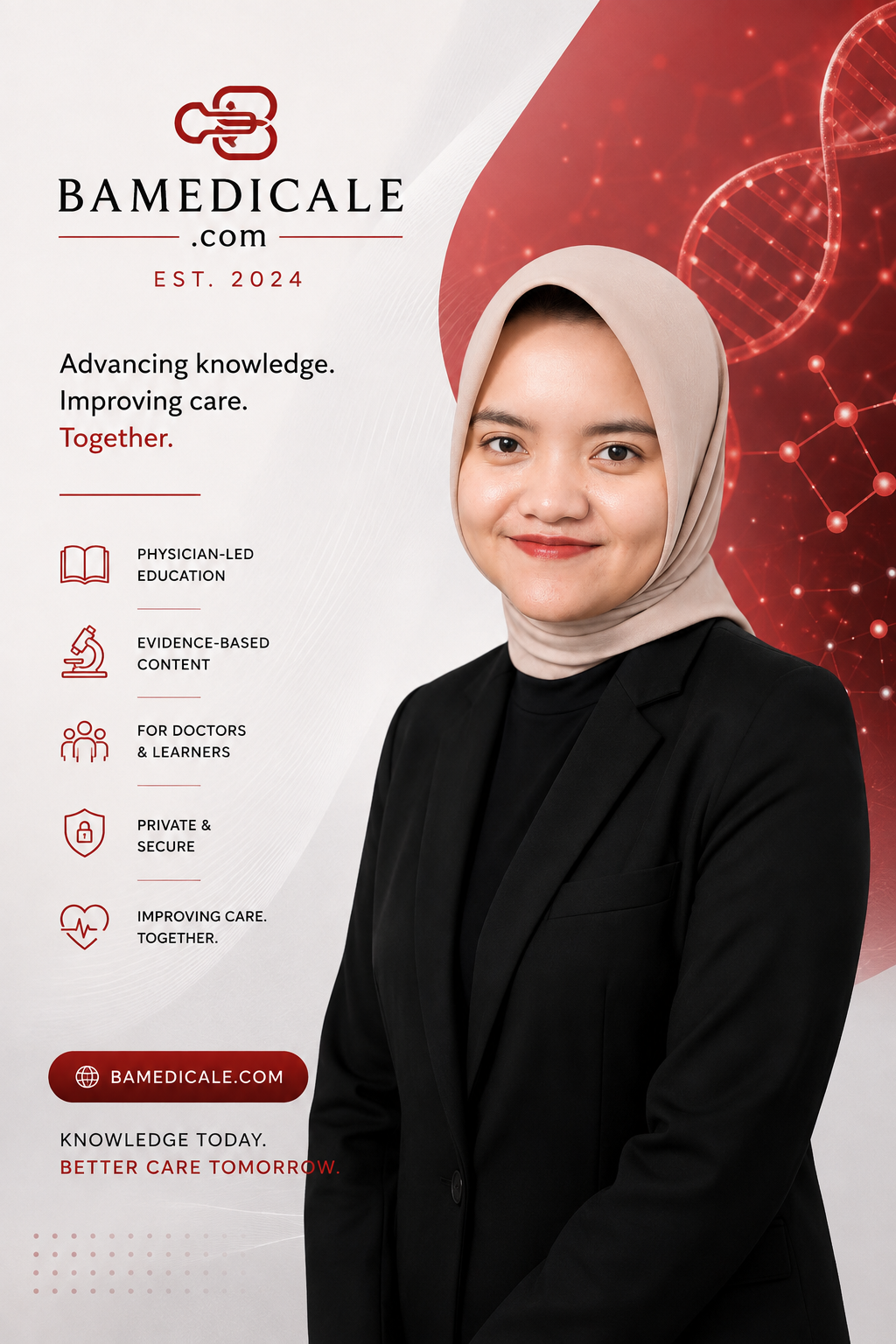 Melati Noerwa in the original BA Medicale team poster